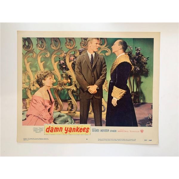 Damn Yankees  original 1958 vintage lobby card