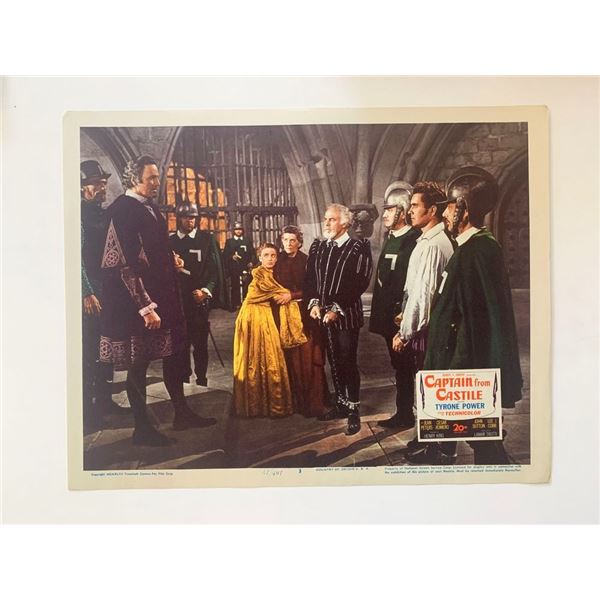 Captain from Castile original 1947 vintage lobby card