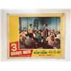 Image 1 : 3 Brave Men original 1956 vintage lobby card
