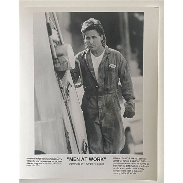 Men At Work Emilio Estevez movie photo