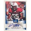 Image 1 : Jonathan Martin signed  2012 Leaf Draft #JM1 trading card