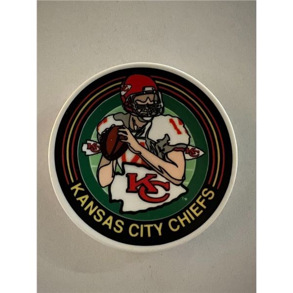 Kansas City Chiefs porcelain plate