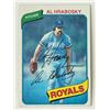 Image 1 : Kansas City Royals Al Hrabosky signed 1980 Topps #585 trading card