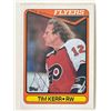Image 1 : Philadelphia Flyers Tim Kerr 1990 Topps #210 signed trading card