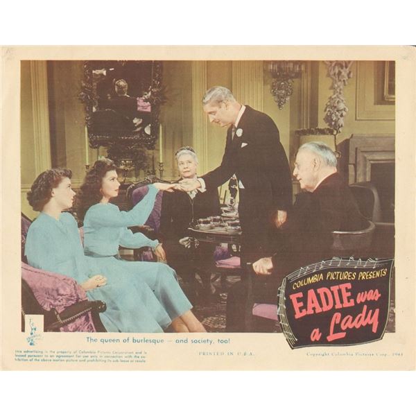 Eadie Was a Lady 1944 original vintage lobby card