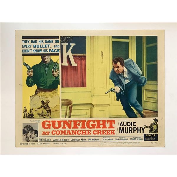 Gunfight at Comanche Creek original 1963 vintage lobby card