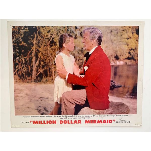 Million Dollar Mermaid original 1952 vintage lobby card