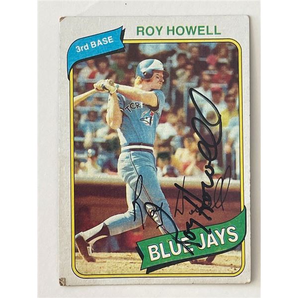 Toronto Blue Jays Roy Howell signed 1980 Topps #488 trading card