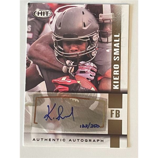 Kiero Small signed autograph card