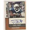 Image 1 : Penn State Lions Tony Hunt signed 2007 Topps DPP trading card