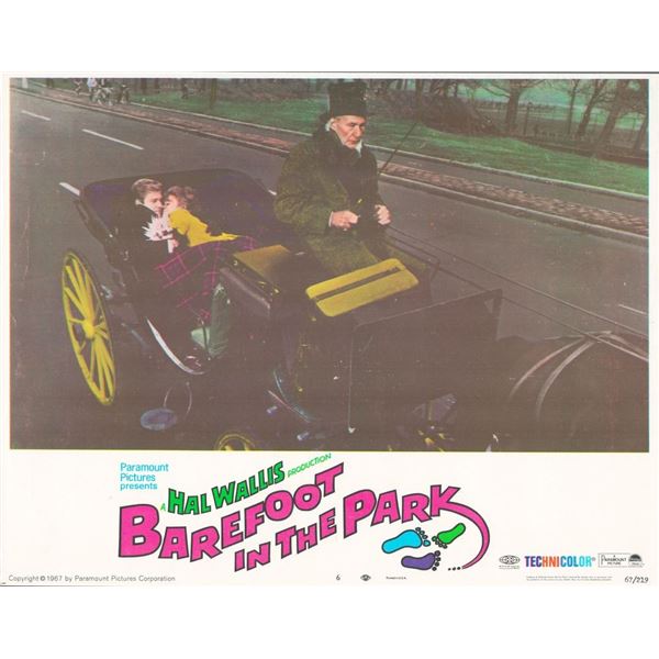 Barefoot in the Park 1967 original vintage lobby card