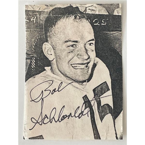 Bob Schloredt signed photo