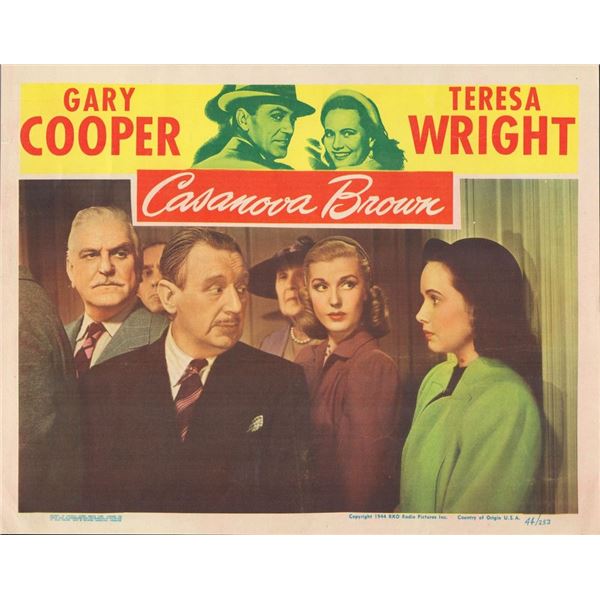 Casanova Brown 1944 original vintage lobby card