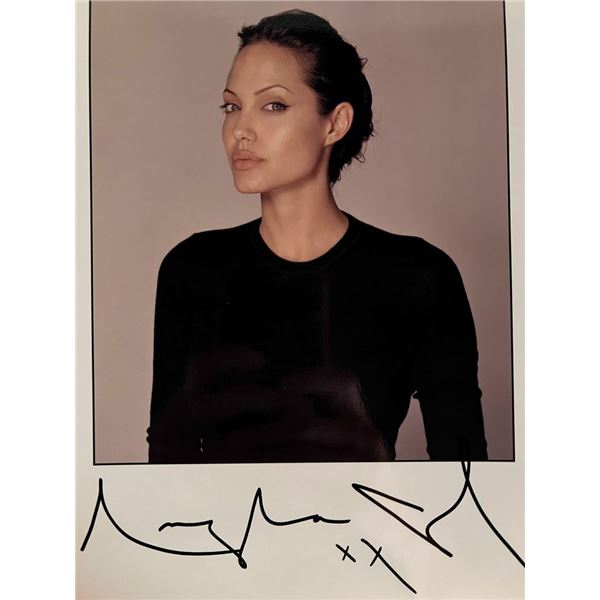 Angelina Jolie facsimile signed photo. 8x10 Inches