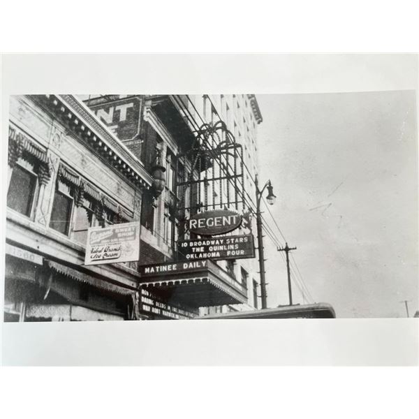 The Regent Theater vintage photo