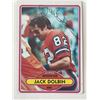 Image 1 : Denver Broncos Jack Dolbin 1990 Topps #176 signed trading card