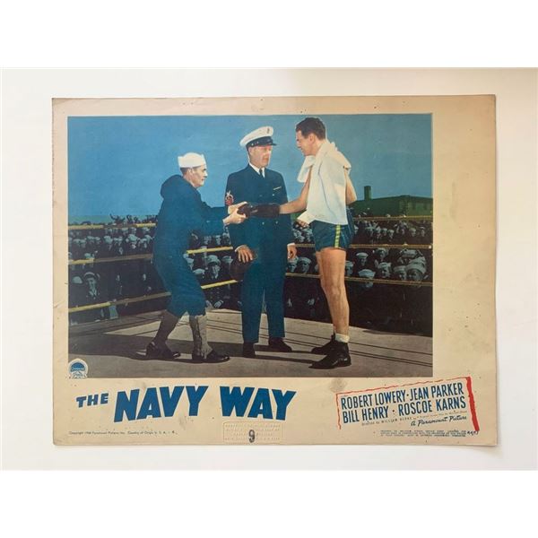 The Navy Way original 1954 vintage lobby card