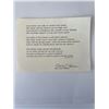 Image 1 : Eloise O'Brien signed typed note