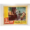 Image 1 : 3 Brave Men original 1956 vintage lobby card