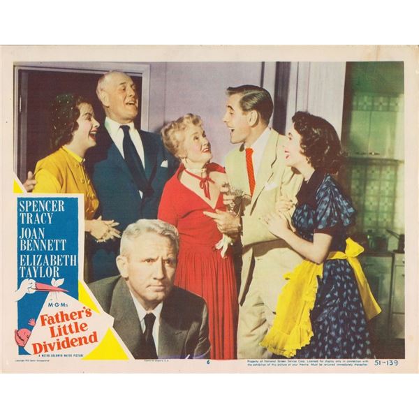 Father's Little Dividend _x000d_ 1951 original vintage lobby card