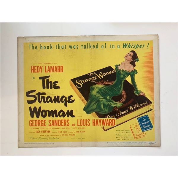 The Strange Woman original 1946 vintage lobby card