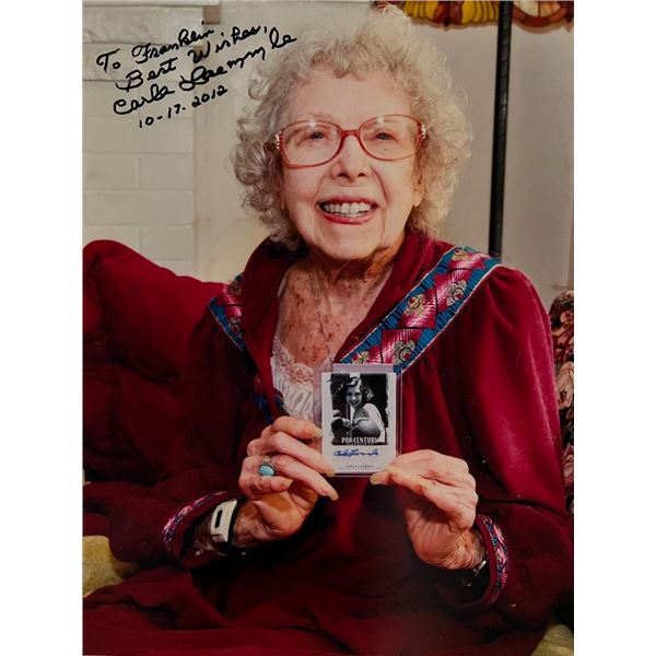 Carla Laemmle signed photo