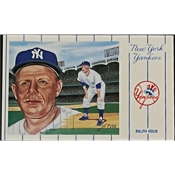 1961 New York Yankees Team Ralph Houk Postcard Series No.1. Card 10 of 12
