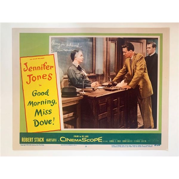 Good Morning, Miss Dove original 1955 vintage lobby card