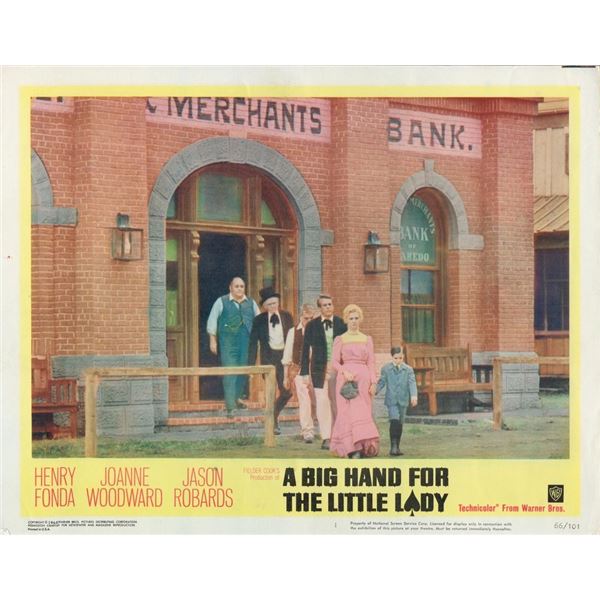 A Big Hand for The Little Lady set of 8 original lobby cards