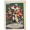 Image 1 : Seattle Seahawks Kelly Stouffer 1990 Fleer #273 signed trading card