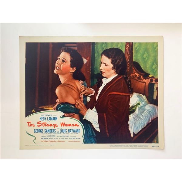 The Strange Woman original 1946 vintage lobby card