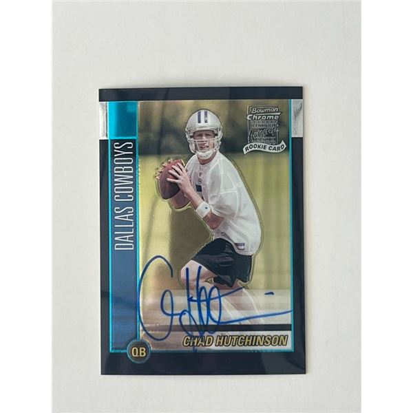 Dallas Cowboys Chad Hutchinson 2002 Topps #224 signed trading card