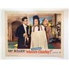 Image 1 : Where's Charley?_x000d_ original 1952 vintage lobby card