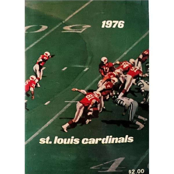1976 St. Louis Cardinals team program