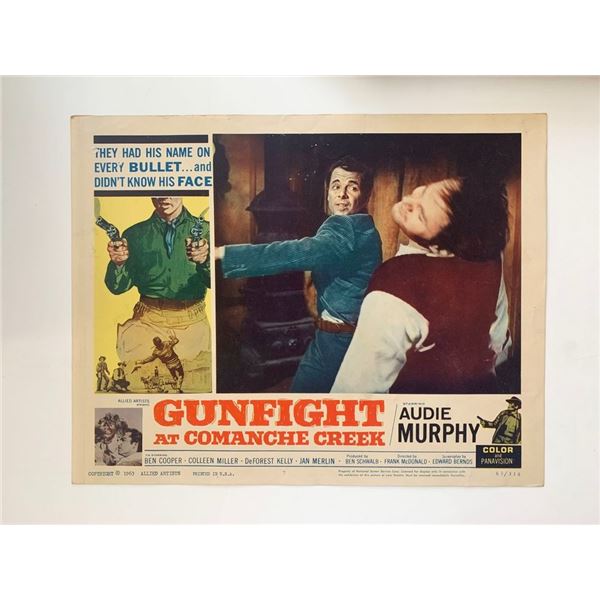 Gunfight at Comanche Creek original 1963 vintage lobby card