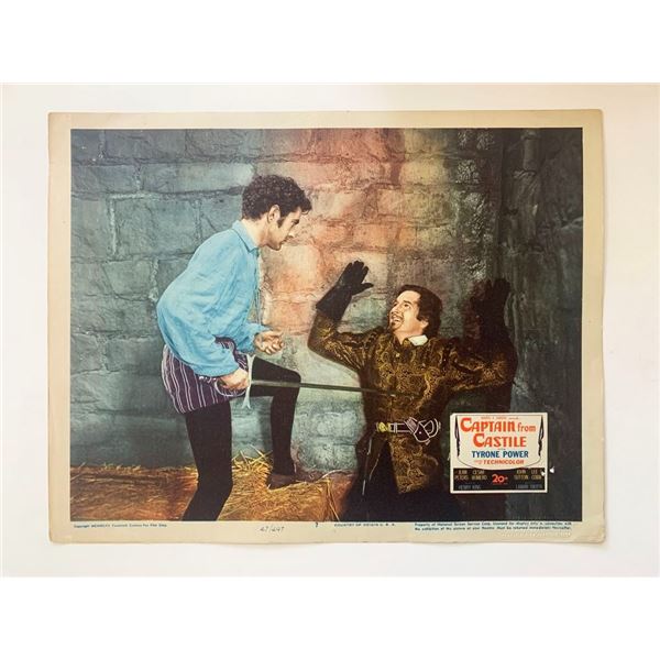 Captain from Castile original 1947 vintage lobby card