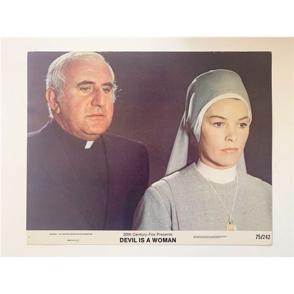 The Devil Is a Woman original 1975 vintage lobby card