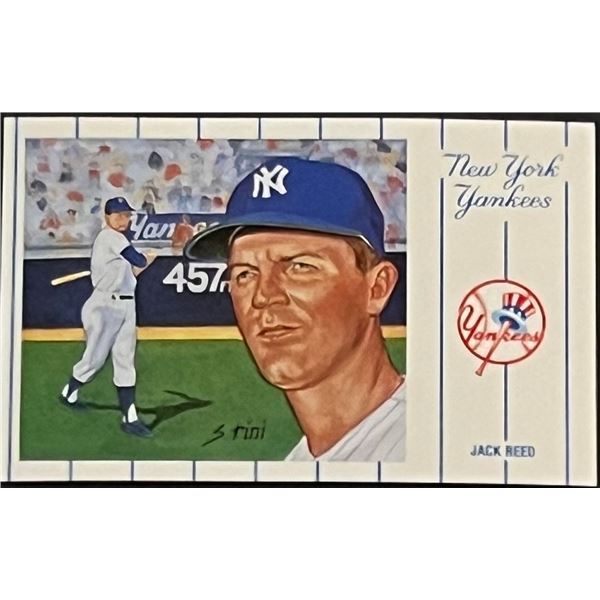 1961 New York Yankees Team Jack Reed Postcard Series No.2. Card 10 of 12