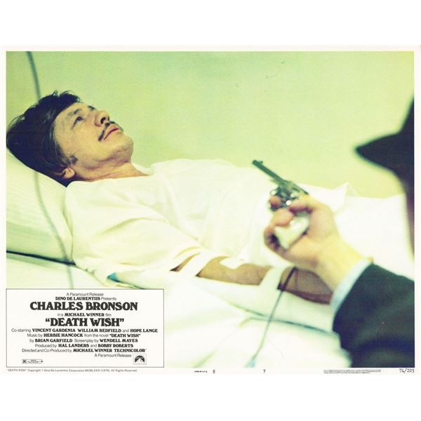 Death Wish 1974 original vintage lobby card