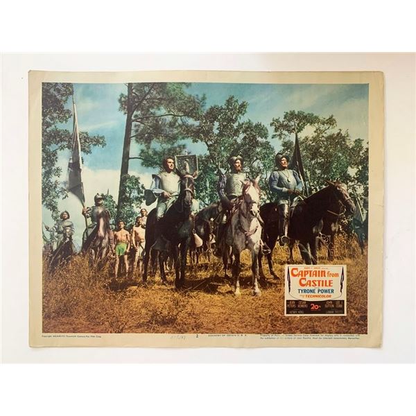 Captain from Castile original 1947 vintage lobby card