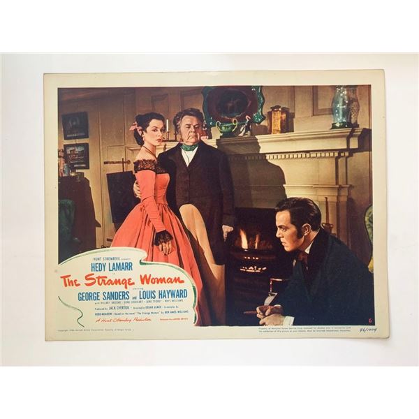 The Strange Woman original 1946 vintage lobby card