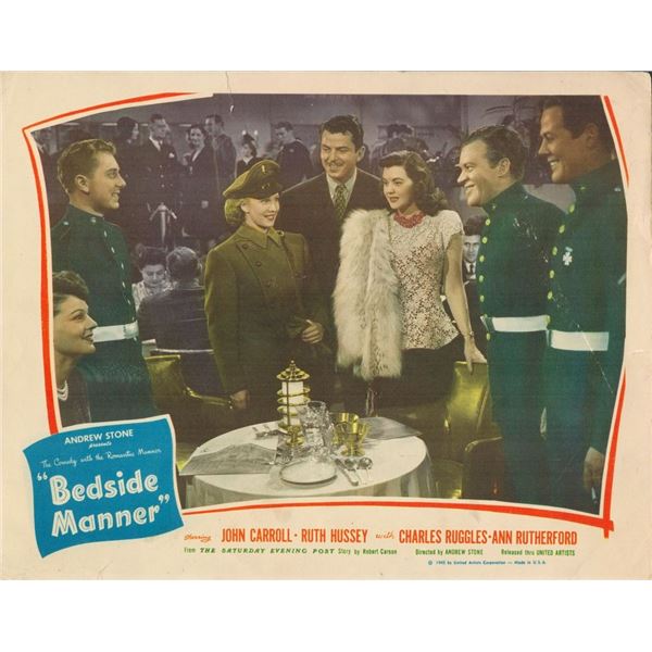 Bedside Manner 1945 original vintage lobby card