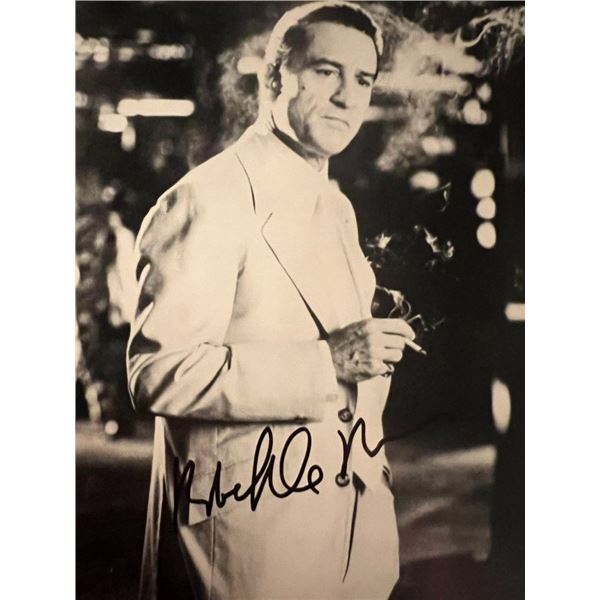 Robert DeNiro facsimile signed photo. 5x7 inches
