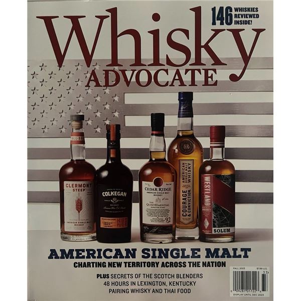 Whisky Advocate Magazine. Fall 2023