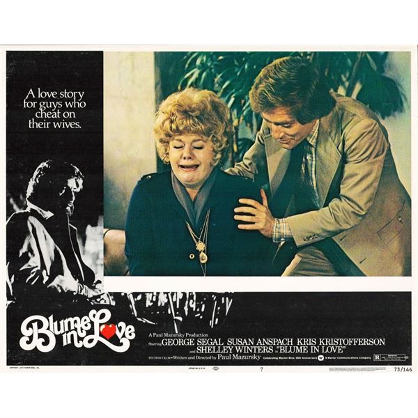 Blume in Love 1973_x000d_ original vintage lobby card