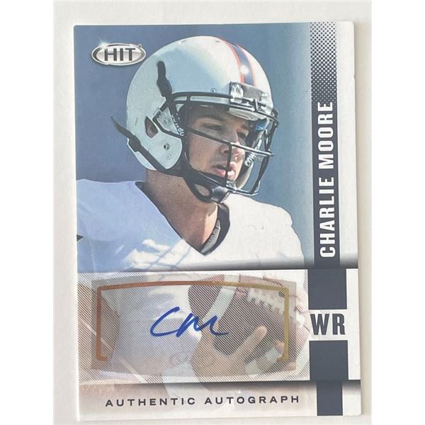 Charlie Moore signed 2014 Sage Hit #A37 trading card