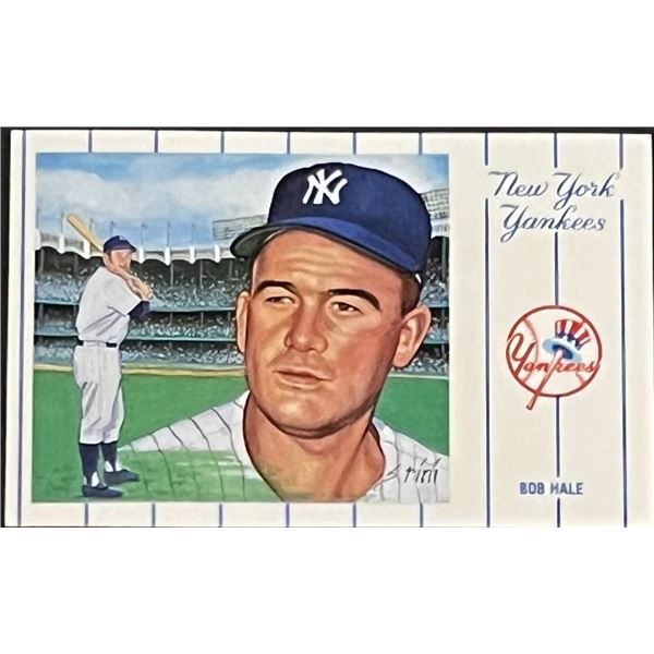 1961 New York Yankees Team Bob Hale Postcard Series No.3. Card 3 of 12