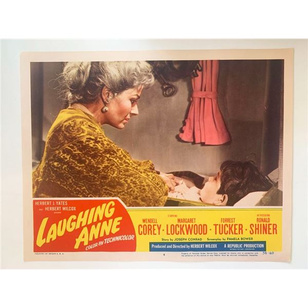 Laughing Anne original 1954 vintage lobby card
