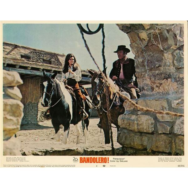 Bandolero! 1968 original vintage lobby card