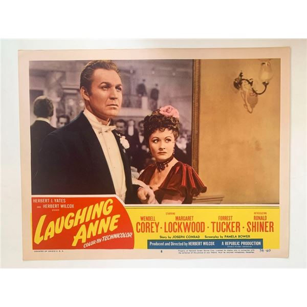 Laughing Anne original 1954 vintage lobby card